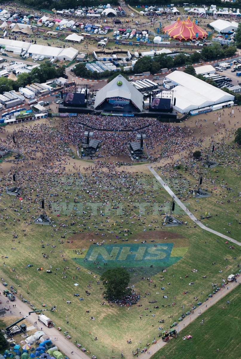 The number of people waiting for NHS care has  trebled since the Conservatives came to power. Glad to have helped Glastonbury remind the country that our health service is worth fighting for.