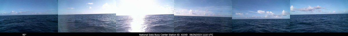 These winds from the ENE, how they gust at 5.0 m/s