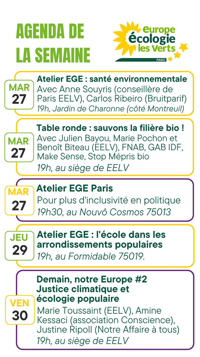 🗞️Demandez le programme !

⚖️Cette semaine, la justice au secours du climat : comment @laffairedusiecl change le combat écologiste en Europe 
✊Et comment @Asso_Conscience articule local et global en matière d'écologie populaire.

@marietouss1 @kessaciamine1 @NotreAffaire