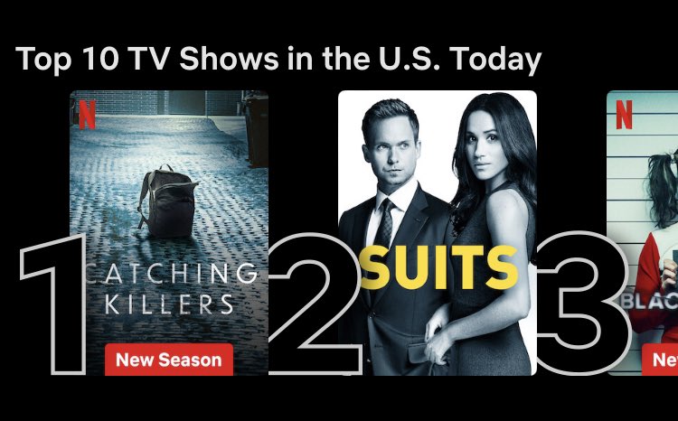 #2 today 💕 #SuitsOnNetflix #WeLoveYouMeghan