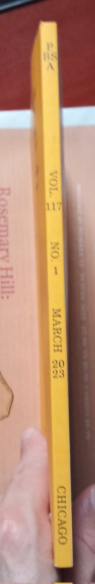 New style PBSA just arrived here, and what a really lovely piece of design it is - beautiful attention to detail. The yellow just pops @BibSocAmer