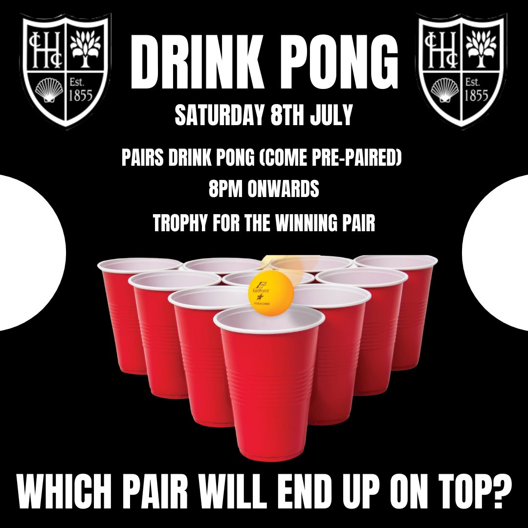 One of the most successful social events of the year is back!

Would be great to see as many people down as possible.

#HHCC #UpTheHill #HHCC1855