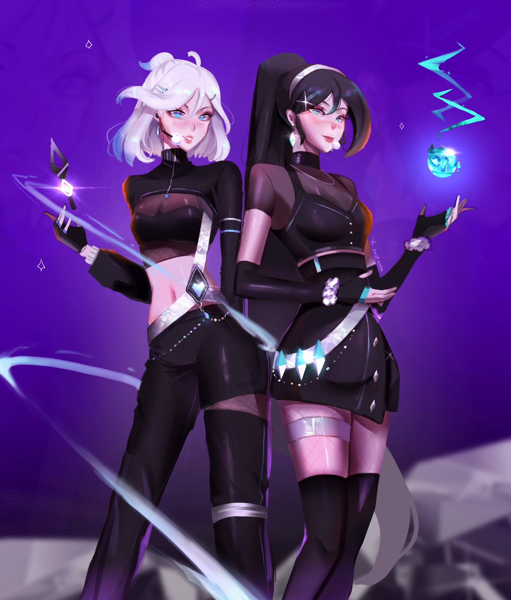 renirys's tweet photo. Kpop Duo✨
#VALORANT #ValorantArt #VALORANTfanart #jett #sage https://t.co/YHepntSaZD