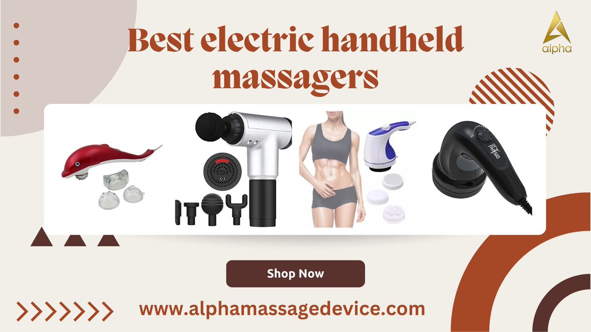 AlphaDevice's tweet image. Best electric handheld massagers: A buyer's guide

alphamassagedevice.com/post/best-elec…

#handheldmassager #dolphinmassager #bodymassager #pain #massage #beauty #slim