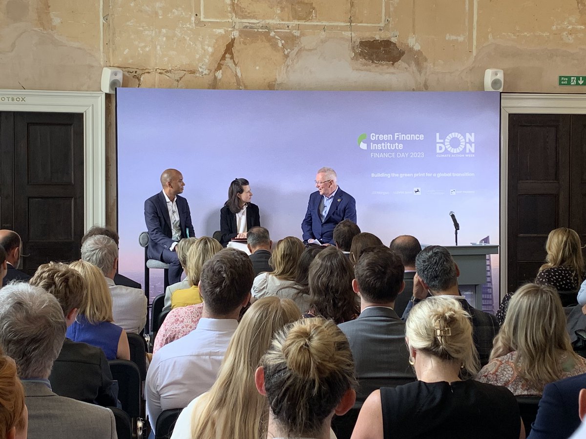 Cllr Ryan Jude 🌹 (@ryanjudegreen) on Twitter photo Big moment: first ever Finance Day at London Climate Action Week, hosted by @GFI_green, starting with intro from GFI CEO <a href="/RhianMariThomas/">Dr Rhian-Mari Thomas OBE</a> & expert panel <a href="/DrAndrewSteer/">Andrew Steer</a>, <a href="/ChukaUmunna/">ChukaUmunna</a> & Baroness Penn 🟢
Looking forward to chairing Transition Finance deep-dive later.#FinanceDay2023 Big moment: first ever Finance Day at London Climate Action Week, hosted by @GFI_green, starting with intro from GFI CEO <a href="/RhianMariThomas/">Dr Rhian-Mari Thomas OBE</a> & expert panel <a href="/DrAndrewSteer/">Andrew Steer</a>, <a href="/ChukaUmunna/">ChukaUmunna</a> & Baroness Penn 🟢
Looking forward to chairing Transition Finance deep-dive later.#FinanceDay2023