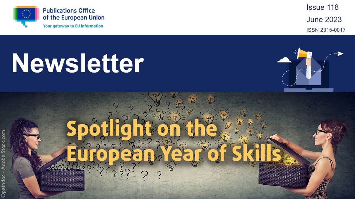 #EuropeanYearOfSkills aims to empower citizens with the knowledge, skills and competencies they need to succeed in our changing world, today and tomorrow.

To understand the opportunities, see our fresh newsletter for #GoodReads. 

europa.eu/!kH6mkW 👩‍💻

@ChristophidouEU