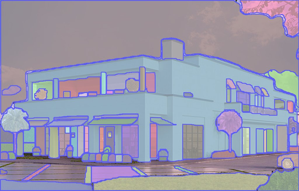 3dsMax's tweet image. #FastSAM micro review: It&apos;s fast, but not accurate enough on it&apos;s own to easily select objects. 

Ultimately we want something that detects the same types of things (&apos;X&apos; trees, windows, doors, etc.) without manual masking. 

Solving in 2024 seems like a real possibility.