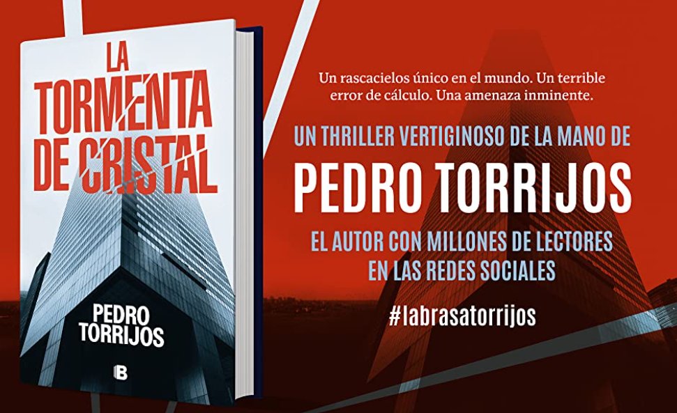 Pedro_Torrijos's tweet photo. (El día de hoy solo podría mejorar si compráis "La Tormenta de Cristal", que más duro es de robar. #promo #novela #thriller #rasacscielos #anuncio #hasthtag #geniodelmarketing) https://t.co/orrOHHTWF5