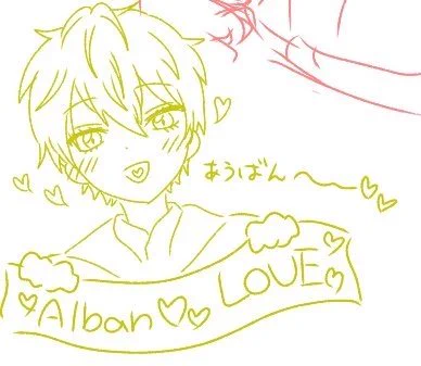 お気に入りの斜線達〜!(?) #ほっぺの斜線は可愛い