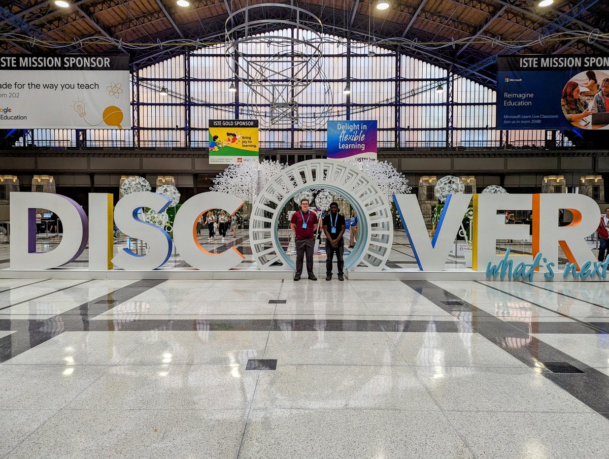 Our <a href="/ChesapeakeHS/">ChesapeakeHS_BCPS</a> Ss Rasheed and Danny are ready to present and represent at #ISTELive23 

#istelive23sweepstakes