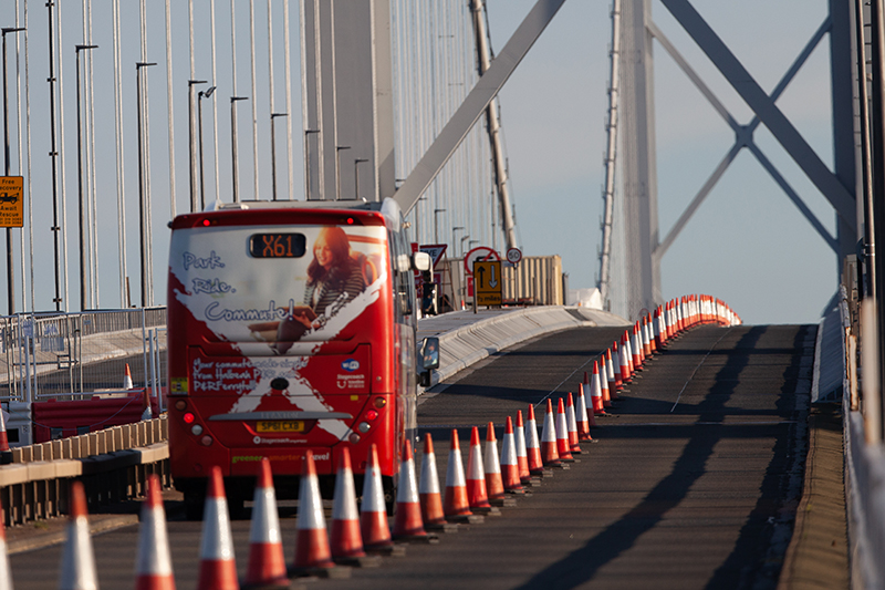 From 10pm on 27 June the southbound bus stop at the north end of Forth Road Bridge will reopen and the existing northbound stop will be closed, with a temporary stop provided 200m to the north.

This is to accommodate a new traffic management layout, expected to last two weeks.
