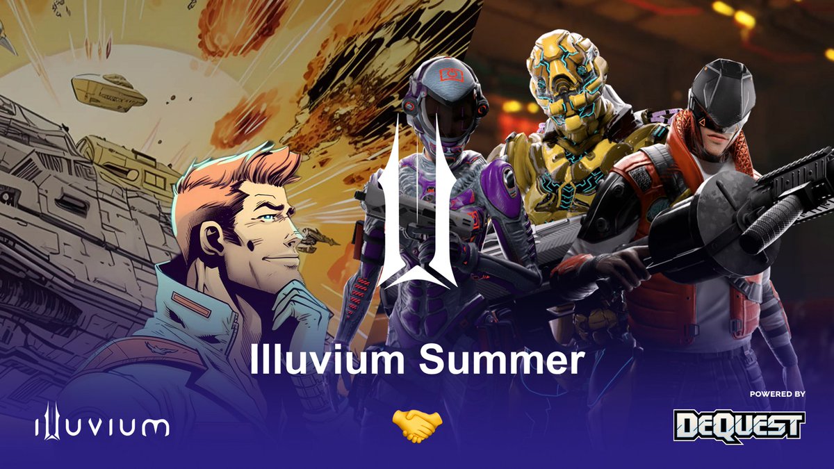 Dequest_io's tweet photo. 1/ ☀️ILLUVIUM SUMMER☀️

We wanted to thank two of our awesome friends for helping to make @illuviumio  Summer a possibility!

@CitizenConflict  
@cornersofspace  

Check out each projects Quests here:
https://t.co/ItX6mbJegj

Or learn more about each project below ⤵️ https://t.co/iRuS8s8WNF
