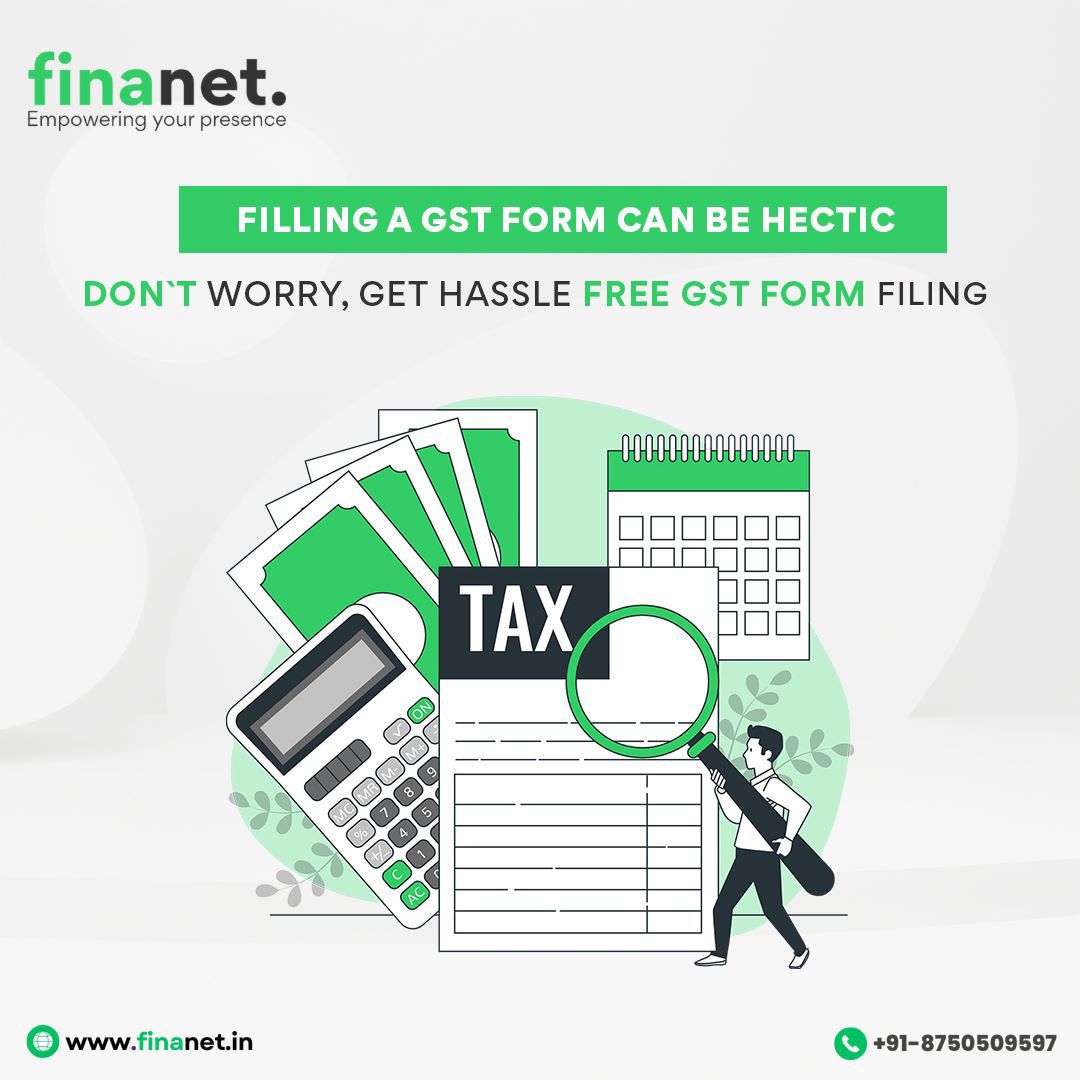 'Get hassle-free GST form filing and simplify your business processes'
-
#finanet #finanetdigital #icai #HassleFreeGSTFiling #SimplifyYourBusiness #TimeSavingSolutions #EfficientTaxManagement #StreamlinedProcesses #SeamlessFilingExperience #BusinessComplianceMadeEasy