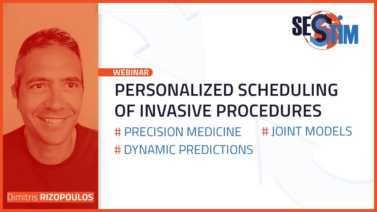 [#Webinar] Our latest QuanTIM webinar is out! ⤵ 💬Personalized Scheduling of Invasive Procedures 🗣@drizopoulos 💻sesstim.univ-amu.fr/fr/video-box/w… 📎 Slides: drizopoulos.github.io/Personalized_S… #PrecisionMedicine #DynamicPredictions #JointModels