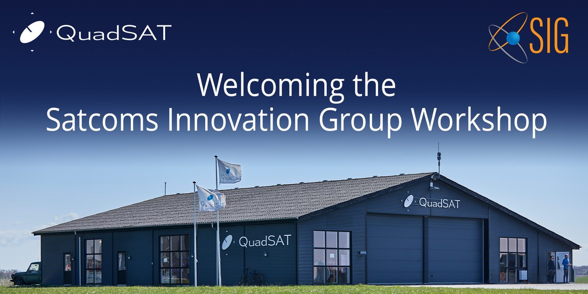 QuadSat's tweet photo. We are excited to welcome the @SatcomsIG to Odense later this week for the #sigworkshop.
If you would like to join us, you still have time to register for the event.
Take a look at the agenda and register here: https://t.co/Ehscpg2Aad https://t.co/llGic8QWQ4