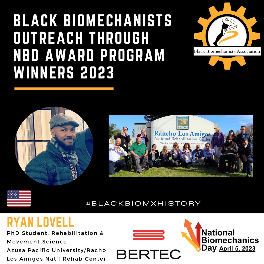 BlackBiomechanists (@blackbiomechs) on Twitter photo Our 2023 Black Biomechanists Outreach Through National <a href="/BiomechanicsDay/">National Biomechanics Day</a> Grant Program winners are making #BlackBiomxHistory. Awardees hosted NBD events in the US & Nigeria promoting #biomechanics in Black communities! Biomechanics is fun & for everyone! Congrats to our winners👏🏾 Our 2023 Black Biomechanists Outreach Through National <a href="/BiomechanicsDay/">National Biomechanics Day</a> Grant Program winners are making #BlackBiomxHistory. Awardees hosted NBD events in the US & Nigeria promoting #biomechanics in Black communities! Biomechanics is fun & for everyone! Congrats to our winners👏🏾