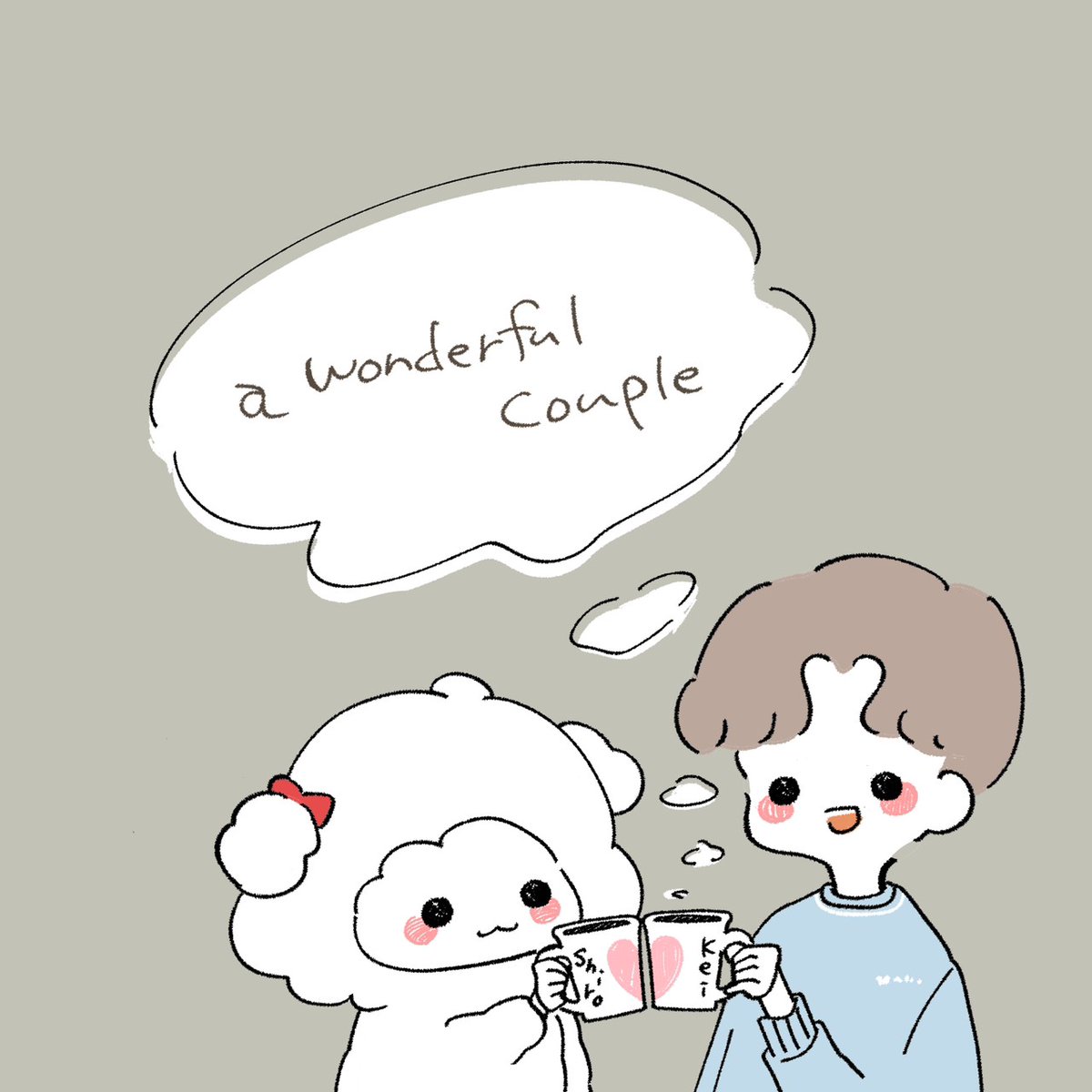 おそろいのマグカップ🫶

#イラスト #illustlation #ゆるキャラ #絵描きさんと繋がりたい #イラスト好きさんとつながりたい #ゆるい絵 #イラスト好きな人と繋がりたい #カップルイラスト