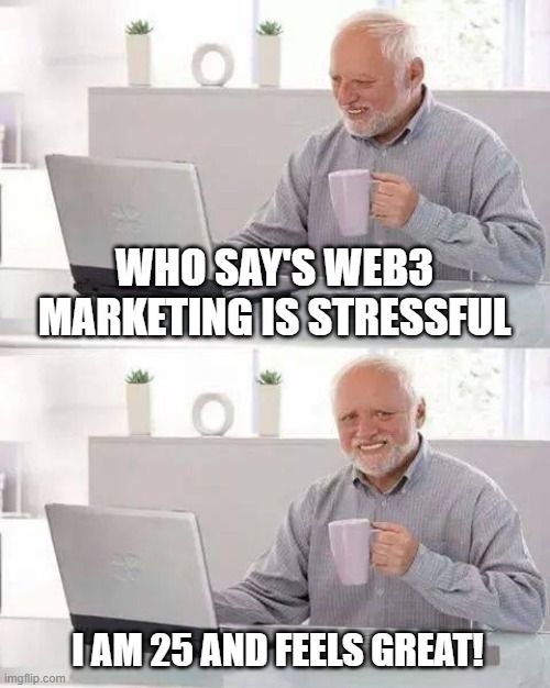 Web3 Marketing Is Easy Peasy... 🫠😵😵‍💫

#web3 #metaverse #nft #crypto #web3marketing #communitydevelopment #seo #digitalmarketing #marketingagency #productgrowth #growthhacks