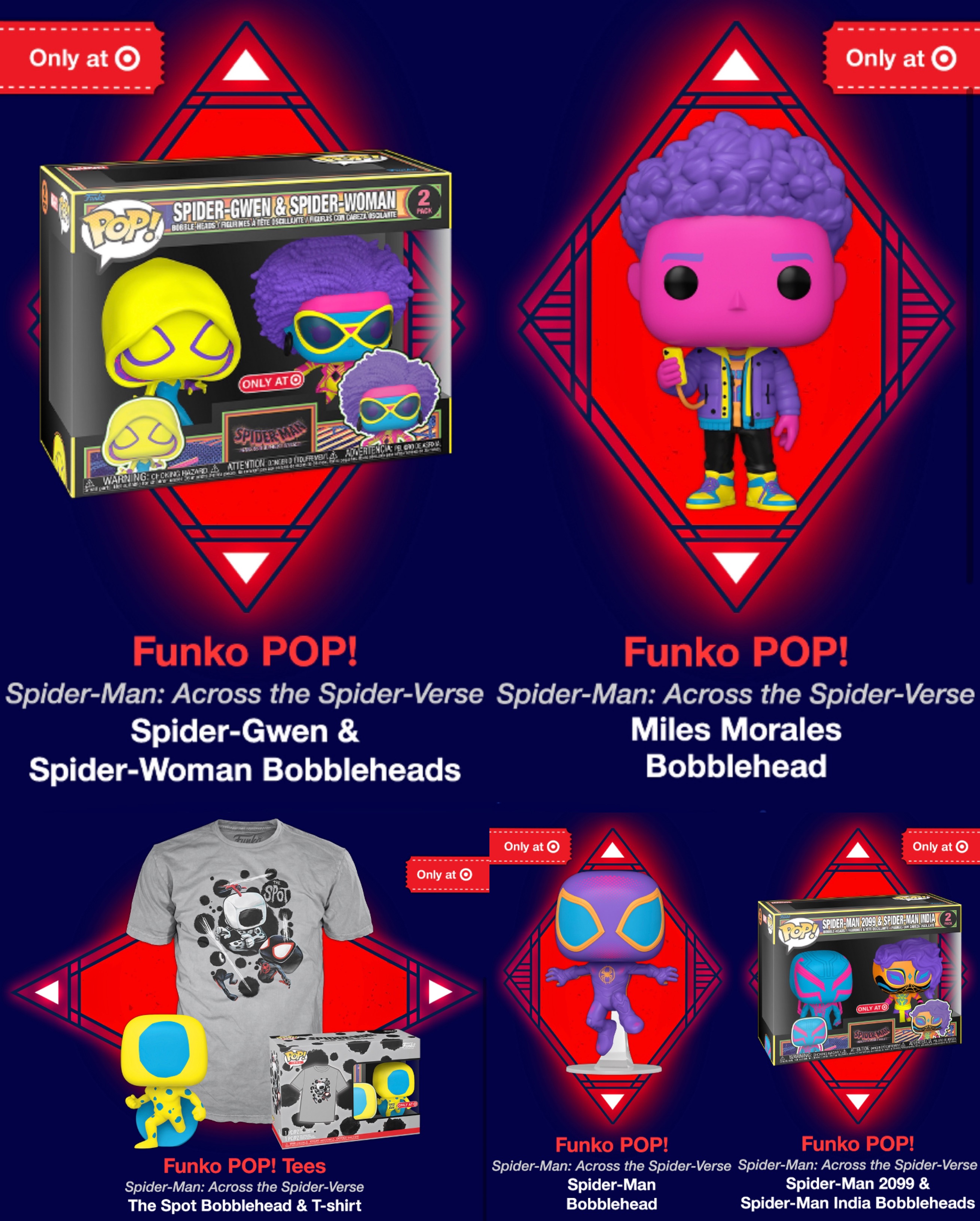 FunkoFinderz  Funko Pop! News & More! on X: The Spot Pop! & Tee Bundle is  tentatively street dated for August 27th. Thanks @New_Plagues. #SpiderMan  #AcrossTheSpiderVerse #SpiderVerse #Funko #Pop #FunkoPop #FunkoFinderz   /