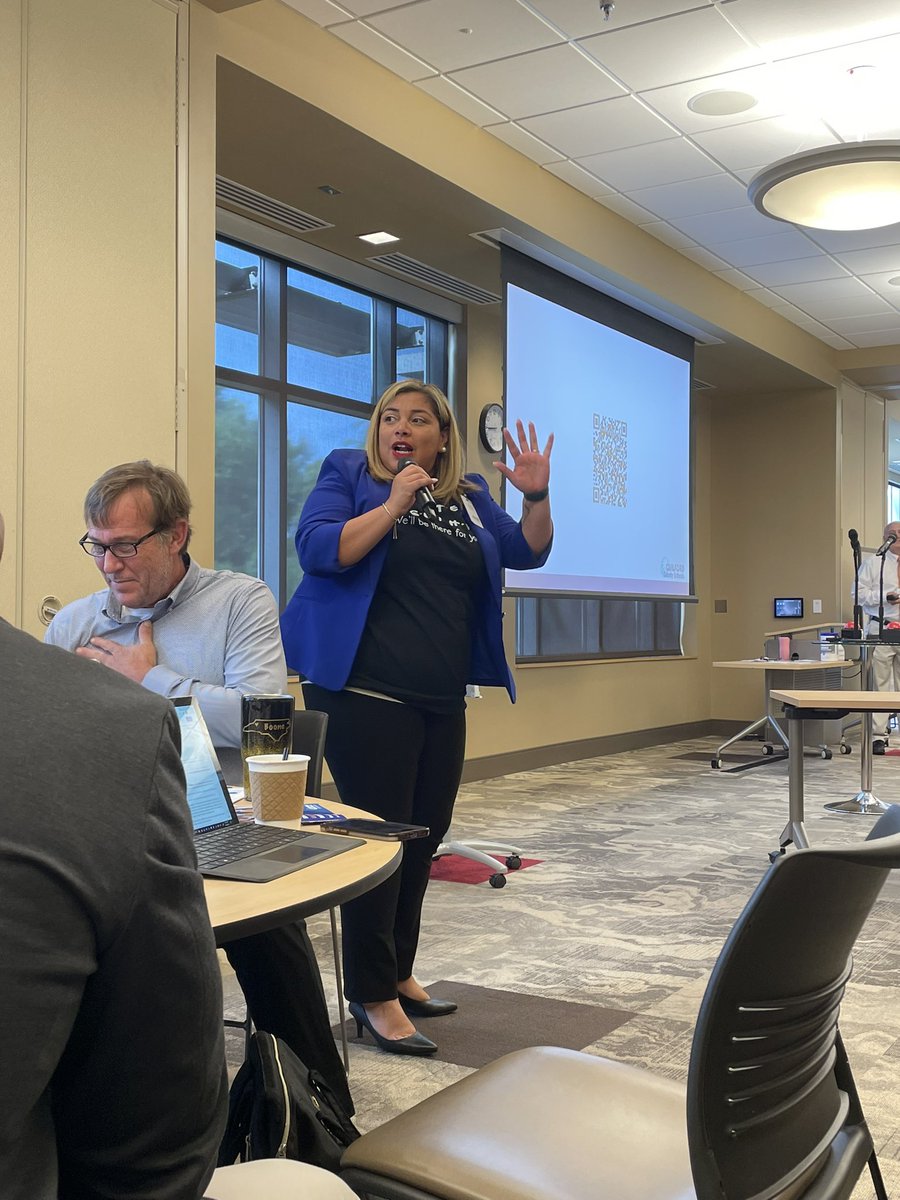 GCSchoolsNC's tweet photo. #BetterTogether | Cabinet members are introducing themselves to new admin at #GCSSLI23! https://t.co/NMoXNwefJK