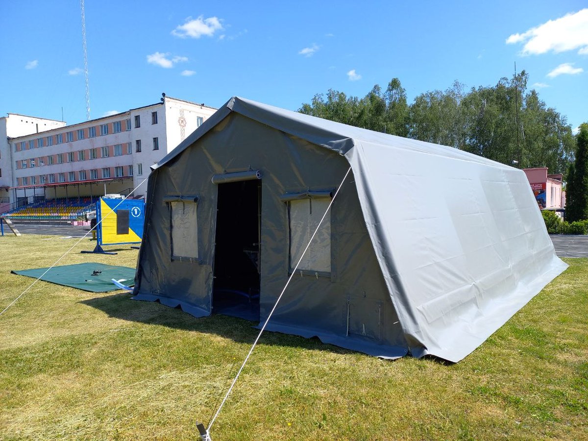 EBRD's tweet image. Olena is the owner of Spetstent, a tent producer, relocated from Luhansk to a safer region in May 2022. It was the the second time in her life she lost her home and business.

W/ #EBRDdonors we support relocation across Ukraine.#UkraineReformsArchitecture

ebrd.com/news/2023/ebrd…