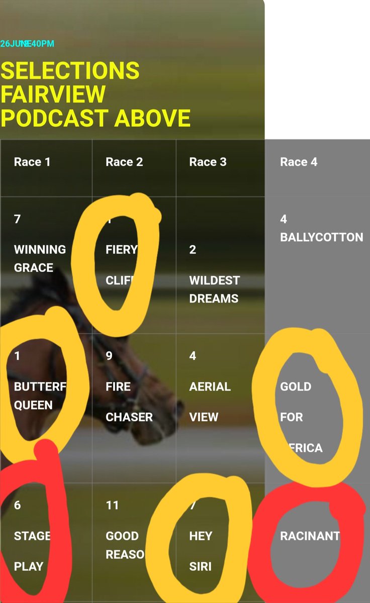 🎙💭RACE 4 MAKE IT A 3 HORSE RACE💭💭💥🏇🏻🎙✅️

'WE HAD NO RIGHT NOT BACKING RACINANTE WHEN DRIFTED TO 20/1 ODDS🙏🏽

🚨🎙PODCAST TONIGHT EXPLAIN IN DETAIL....🎙🚨