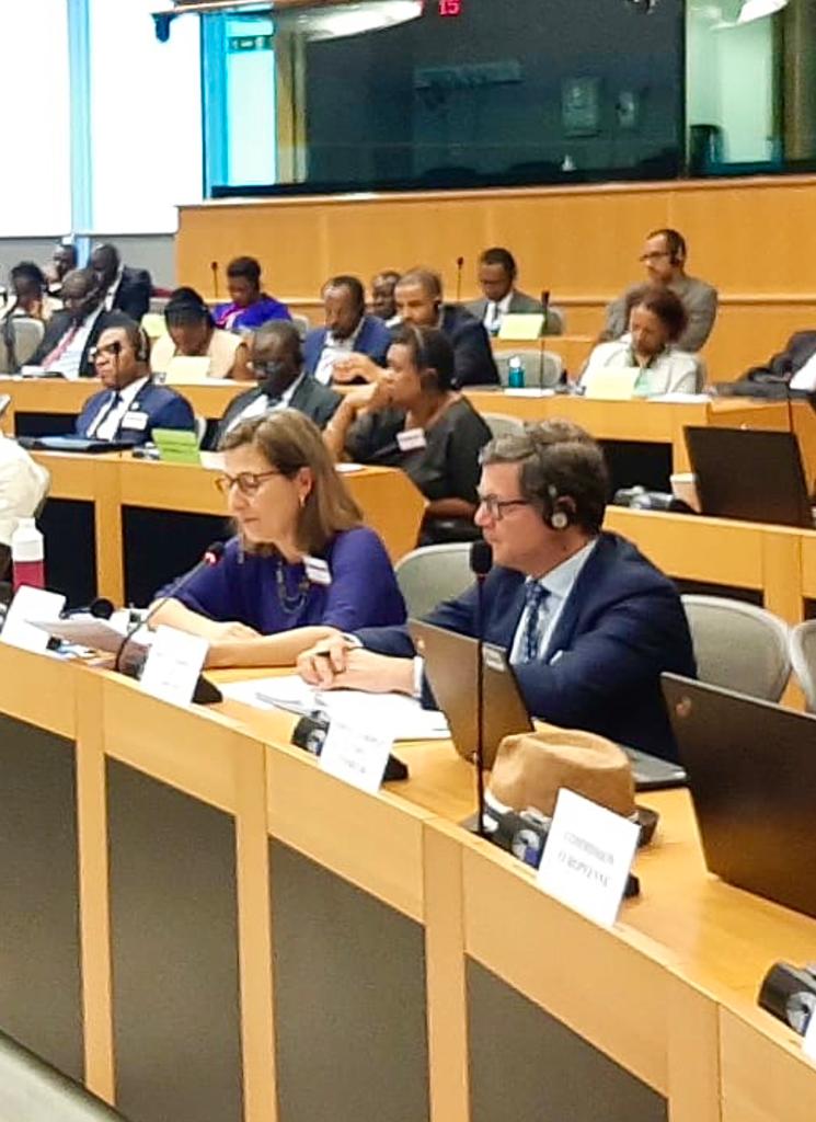 Honored to represent @EEAS at #ACP-#EU Joint Parliamentary Assembly. Interesting exchanges on #AI, #DRCongo & #Sudan. Important to hear from partners & to inform about EU support and to convey EU messages. #OEACP