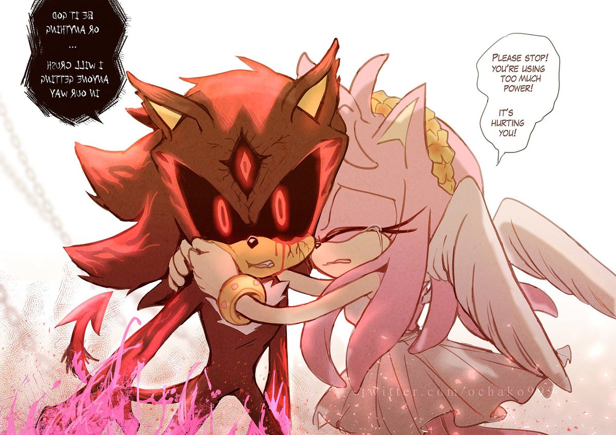 sonic the hedgehog, amy rose, and shadow the hedgehog (sonic) drawn by  toonsite