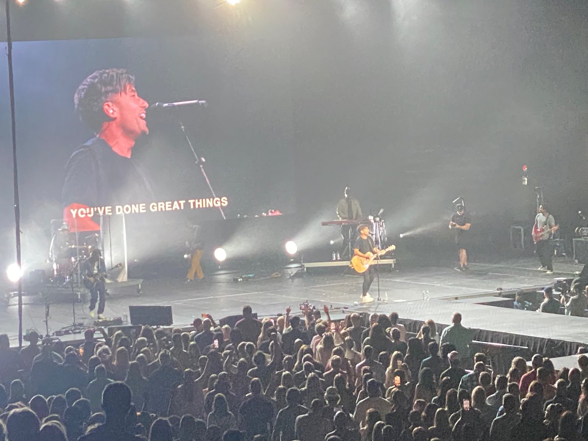 What a great day @NationwideArena for @1049theRiver's #RiverFest with @Cedarville's Resonace, @RachaelLampa,  @cochrenmusic, @andrewripp, @Brandonlake, and @philwickham.