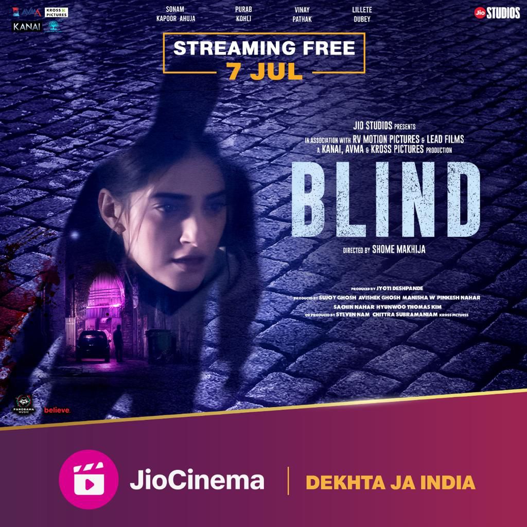 Gairik Sarkar (@gairiksarkar) on Twitter photo Up next!!
Watch #BlindOnJioCinema, streaming free 7 July onwards.
<a href="/sonamakapoor/">Sonam K Ahuja</a> <a href="/Purab_Kohli/">Purab Kohli</a> <a href="/pathakvinay/">Vinay Pathak</a> <a href="/shomemakhija/">Shome</a> <a href="/sujoy_g/">sujoy ghosh</a> @G_Avishek Up next!!
Watch #BlindOnJioCinema, streaming free 7 July onwards.
<a href="/sonamakapoor/">Sonam K Ahuja</a> <a href="/Purab_Kohli/">Purab Kohli</a> <a href="/pathakvinay/">Vinay Pathak</a> <a href="/shomemakhija/">Shome</a> <a href="/sujoy_g/">sujoy ghosh</a> @G_Avishek