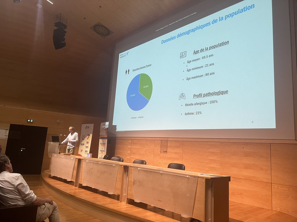 AtmoSud's tweet photo. Yann Micheli, CCO chez KYomed INNOV présente le projet #Mask@PACA, une étude clinique en vie réelle, basée notamment sur les #allergies aux #pollens, sur le territoire Provence-Alpes-Côté d’Azur. https://t.co/XBevdzTc87