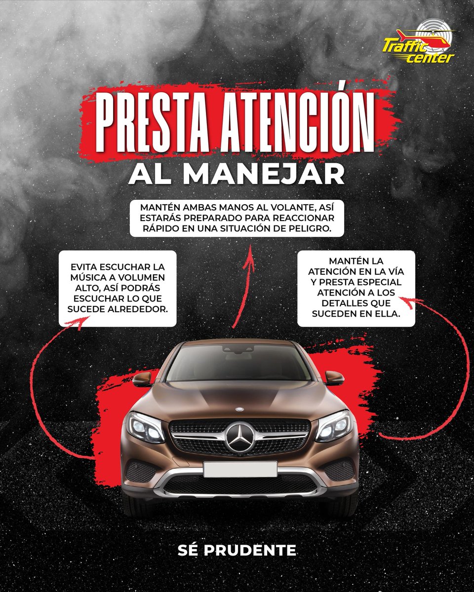 FMCENTER's tweet image. #26Junio | Amigo conductor, sé prudente y evita accidente.

¡Feliz lunes! 🚘

#TrafficCenter