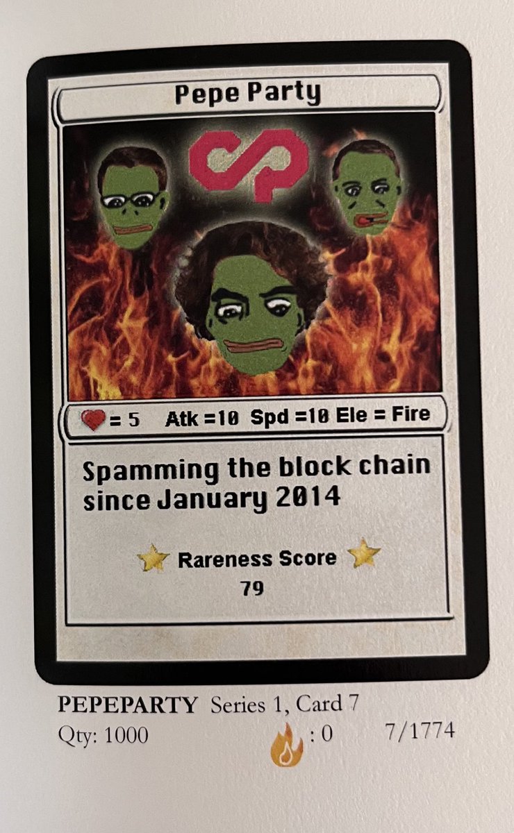 mayaNFT's tweet photo. One OG #Rarepepe a day #pepeparty πΈ #NFT #Bitcoin https://t.co/1MkKf4PFdS