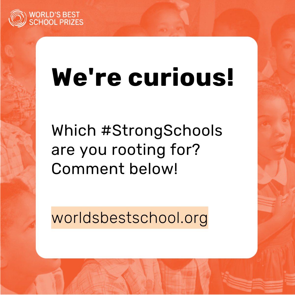 BestSchoolPrize's tweet photo. 🏆 As we continue the journey towards announcing our Top 3, we're curious - who's got your vote in the World's #BestSchoolPrizes? Share your favorite schools with us and join the conversation! #EduHeroes #StrongSchools https://t.co/GAA10SrFnd