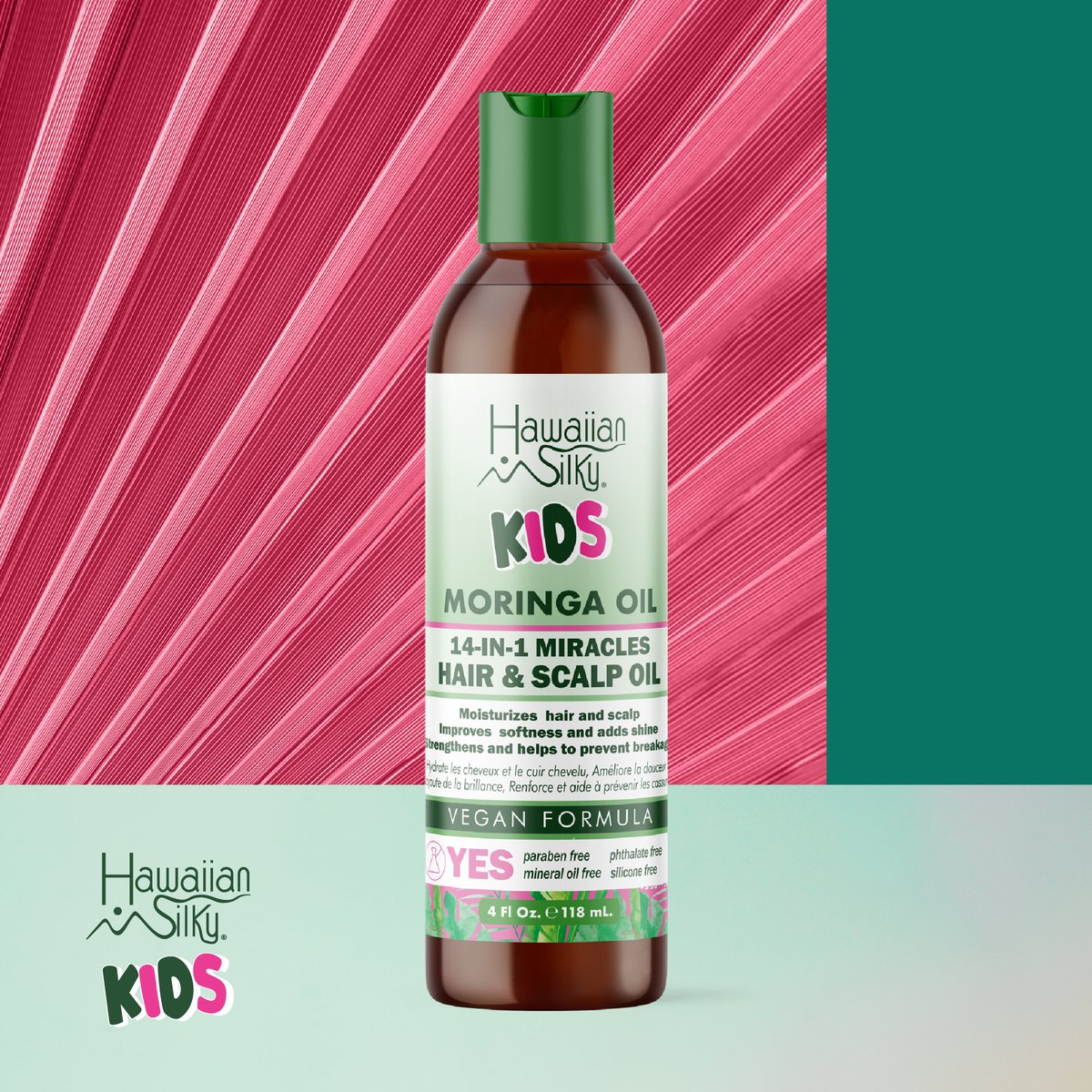 The Hawaiian Silky Kids line also includes a 14-in-1 Hair and Scalp Oil to keep your child’s hair moisturized and improve softness and manageability. 
#hawaiiansilky #naturalhair #type2hair #type3hair #type4hair #naturalhairdaily #naturalista #curlyhair   #UKCurlies