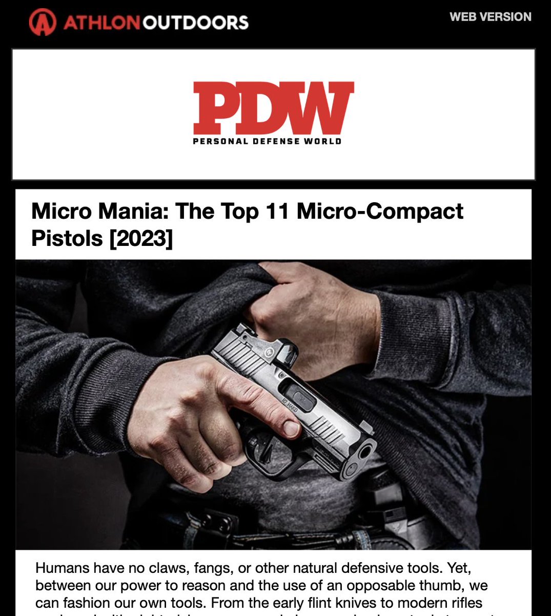 RealWorldSurviv's tweet photo. Want more from PERSONAL DEFENSE WORLD? Sign up for our email newsletter and get an inside scoop so you never miss out on the action!

SIGN UP > https://t.co/j71BtyM9c6 https://t.co/TfbS8H1q2J