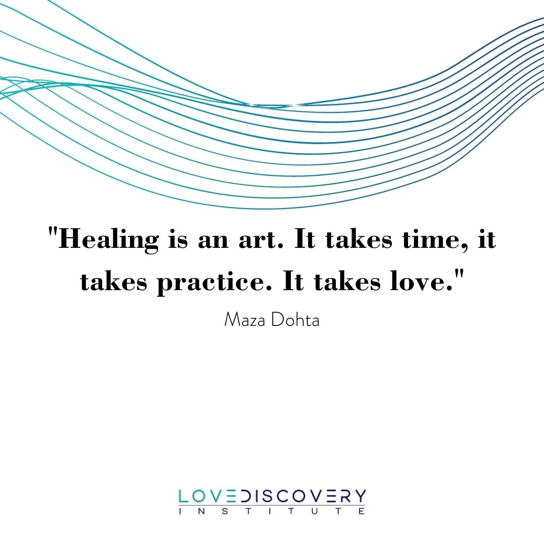 Like a skilled artist, healing takes practice, patience, and a whole lot of love. It's a gentle process of uncovering, understanding, and embracing our wounds with compassion. #mentalhealth #therapy #healing #growth #selflove #patience #discoveryourself #lovediscoveryinstitute