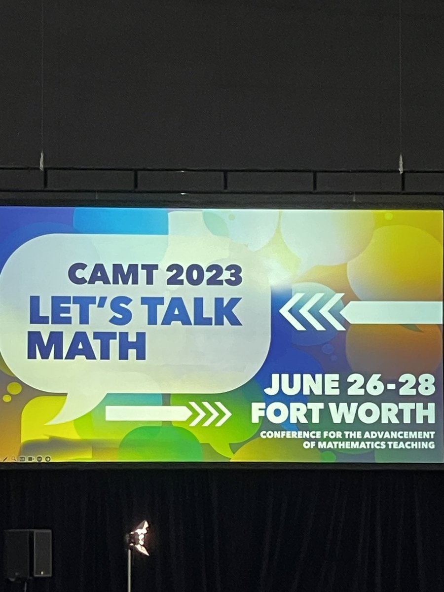 <a href="/PGE_CougarCubs/">Pecan Grove Elementary</a> in the house at CAMT 2023! We are ready to learn all things math, instruction, assessment, and best practices! Away from home but still #fbisdlearns 👏🏻👏🏻