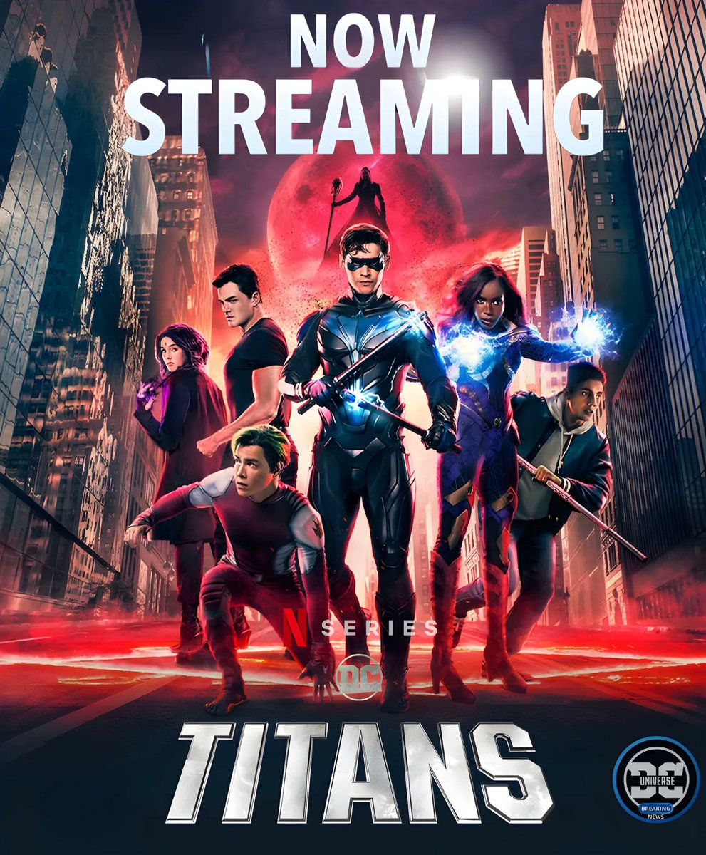 The fourth and final season of ‘DCTitans’ is now streaming on Netflix (INTL). #DCTitans