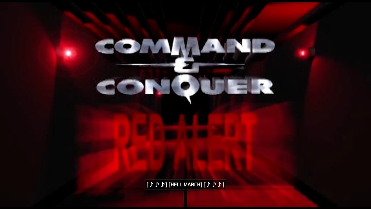 Images you can hear.
[♪♪♪][HELL MARCH][♪♪♪]

#PC #STEAM #Westwood #CommandandConquer #RedAlert