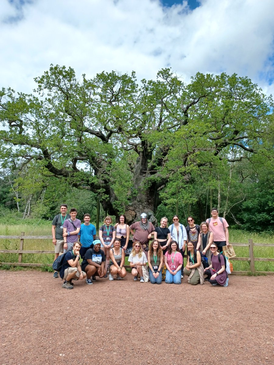 Saturday, June 24th, Dr. Tarter's class visited Sherwood Forest in England today--in search of Robin Hood! #tcnj
