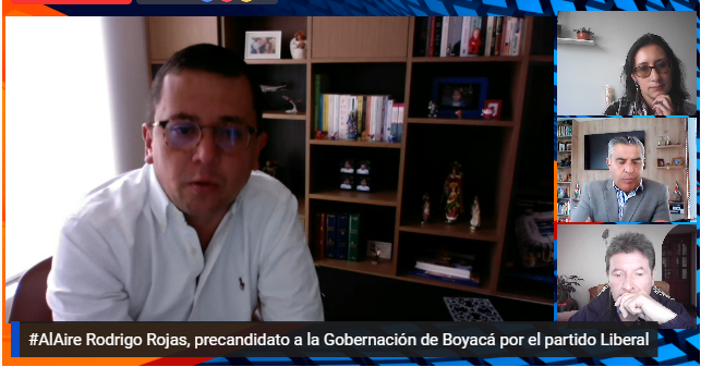 UltimaHoraBoy's tweet photo. #AlAire @RodrigoRojas, precandidato a la Gobernación de #Boyacá. El sábado recibió el aval del partido Liberal y se convierte en la ficha de esta colectividad para llegar al palacio de la Torre. https://t.co/omXSev3oTn