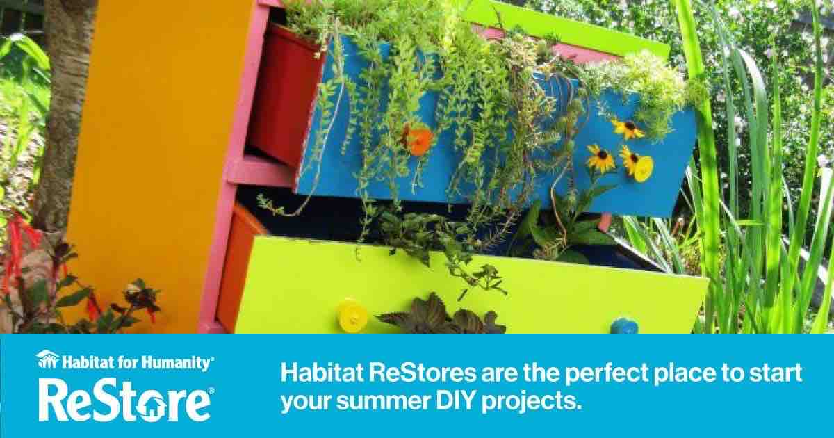 Summer is the perfect time to plan a DIY or home project - and your local #HabitatReStore is the perfect place to start. And your purchase helps #HabitatforHumanity partner with families. #ReStoreChicagoland