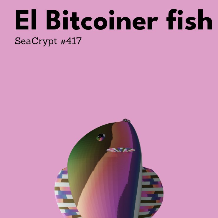We Bitcoin Fish. #EthereumNft