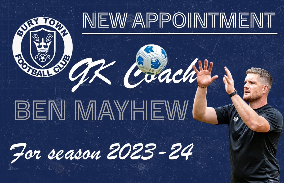 NEW APPOINTMENT: Cole Skuse has appointed @bnjmnmyhw to his Management Team as First Team Goalkeeper Coach ahead of the new season. Ben will oversee the training, development and wellbeing of our goalkeepers throughout the club.