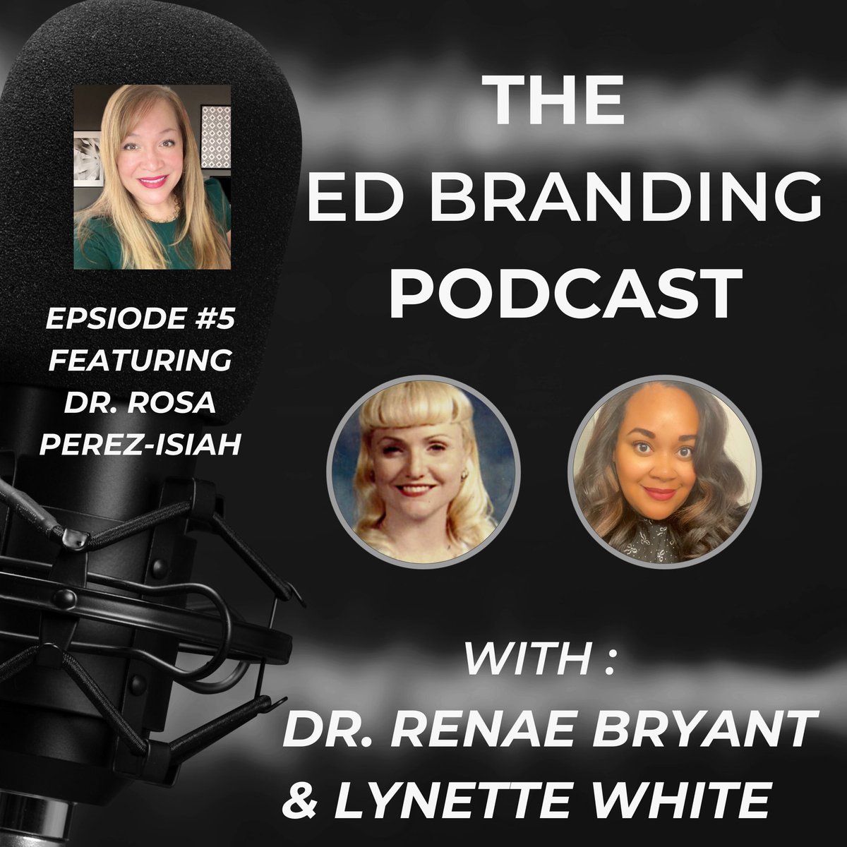 Ep #5 of the #EdBranding Podcast feat. Dr. @RosaIsiah dropped! She is a contrib author 2 multi ed mag & bks; is a Brd mbr 4 @pdkintl; was also r feat spkr 4 Beyond Convo About Race #Ldrshpbkchat. 

edbranding.buzzsprout.com 
#tellyourstory #beaconnecter #LeadLAP #WeLeadEd #BeReal