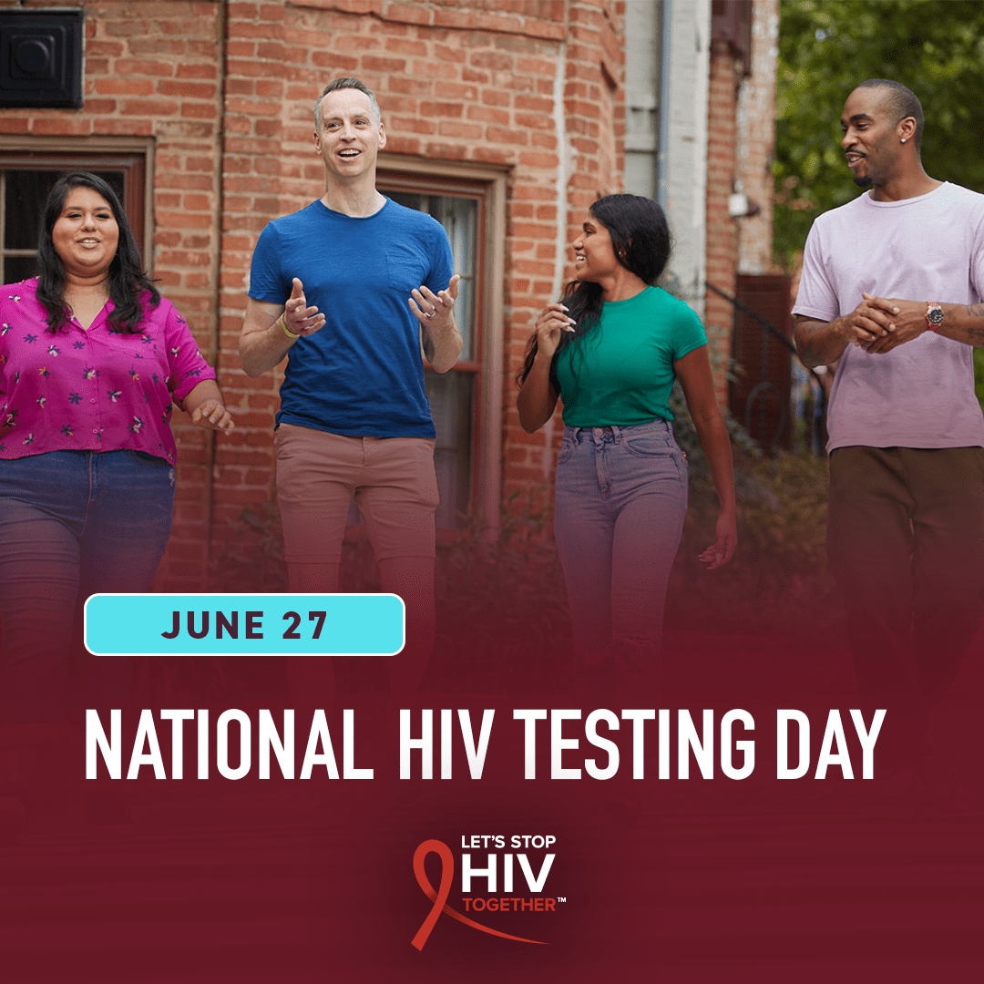 National #HIVTestingDay is June 27. No matter how you test, no matter your test results, you can take the next step for your health. Learn more about HIV testing options: rebrand.ly/s7h1e6i. #StopHIVTogether