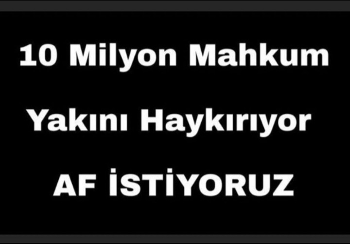 AF İSTİYORUZ @RTErdogan @dbdevletbahceli @yilmaztunc @adalet_bakanlik @Akparti @MHP_Bilgi