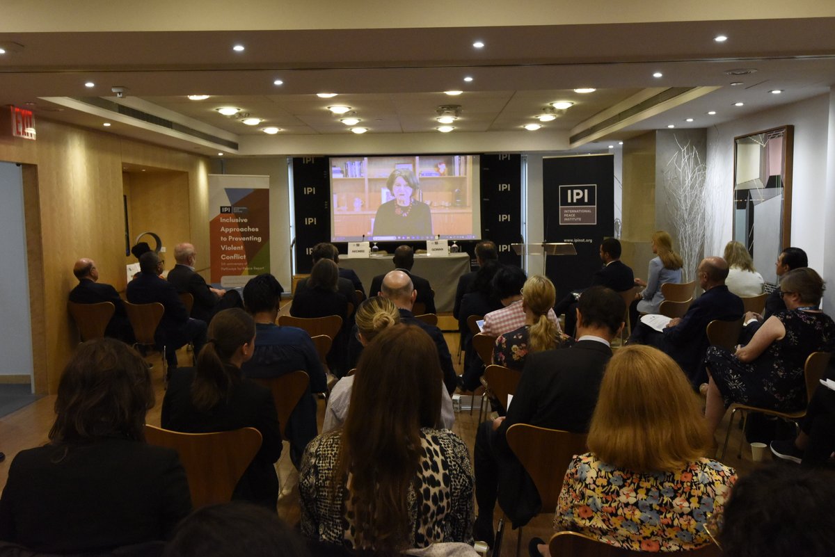 ipinst's tweet photo. #HappeningNow: “Inclusive Approaches to Preventing Violent Conflict” in partnership with @UNPeacebuilding and @WBG_Dev4Peace to mark the 5th Anniversary of the #PathwaysforPeace Report.
Watch ➡️ https://t.co/w4p5QkS2j8 https://t.co/l58zpwXzqr