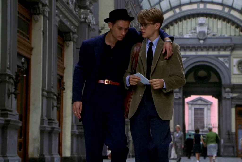 Ann Roth’s costume design work on “The Talented Mr Ripley” (1999). Stellar.